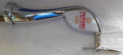 BEAUTIFUL PERONI DRAUGHT BEER TAP, UNTESTED
