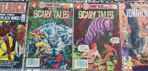 Job lot of 10 Vintage Comic books dated between 1980 and 1985 - sold together as one lot