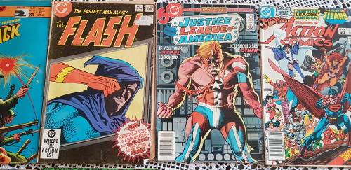 Job lot of 10 Vintage Comic books dated between 1980 and 1985 - sold together as one lot