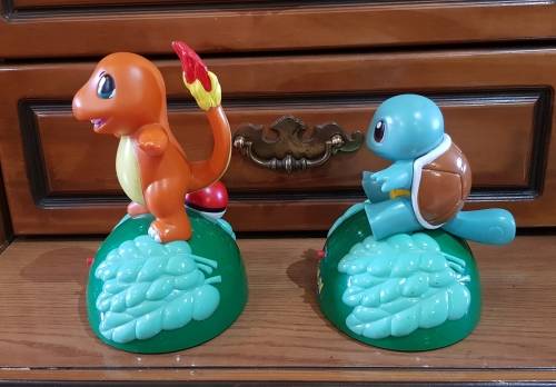 2 x Pokemon battery-operated talking figures - sold together as one lot