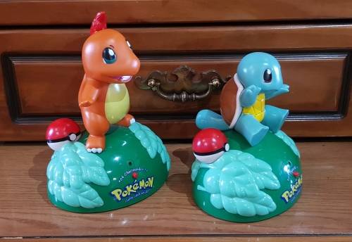 2 x Pokemon battery-operated talking figures - sold together as one lot