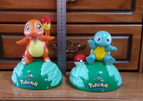 2 x Pokemon battery-operated talking figures - sold together as one lot