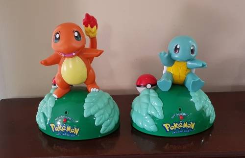2 x Pokemon battery-operated talking figures - sold together as one lot