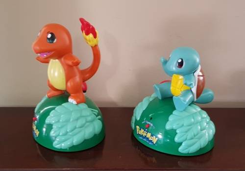 2 x Pokemon battery-operated talking figures - sold together as one lot