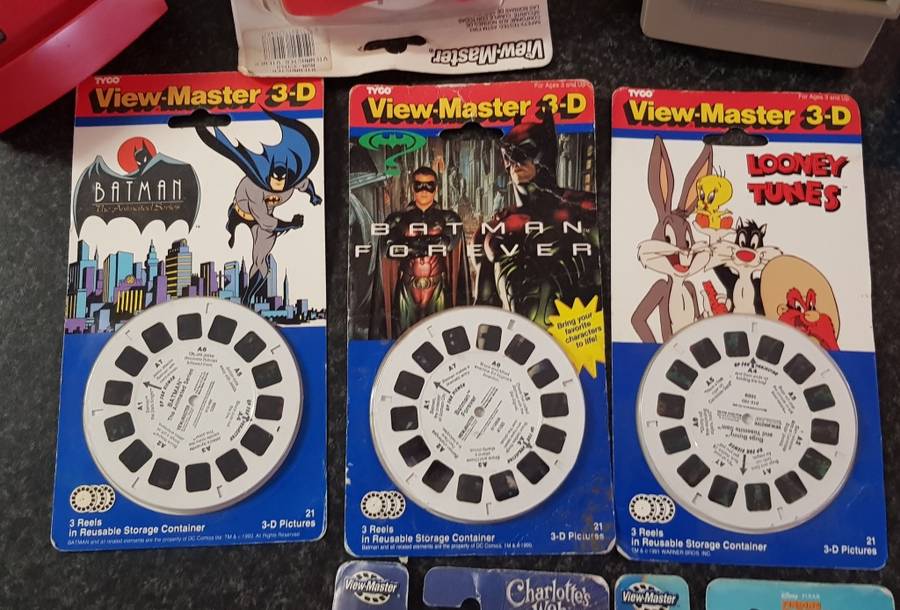 Amazing Find - VIEWMASTER viewers plus sealed packets with viewmaster reels plus extra items