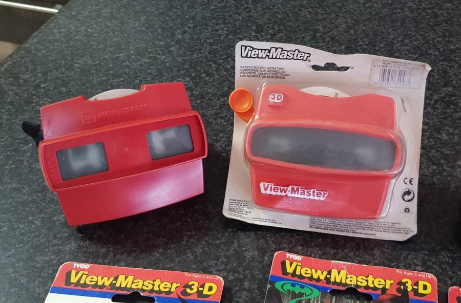 Amazing Find - VIEWMASTER viewers plus sealed packets with viewmaster reels plus extra items