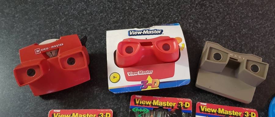 Amazing Find - VIEWMASTER viewers plus sealed packets with viewmaster reels plus extra items