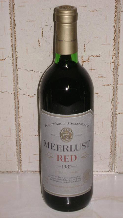 MEERLUST RED 1985 vintage