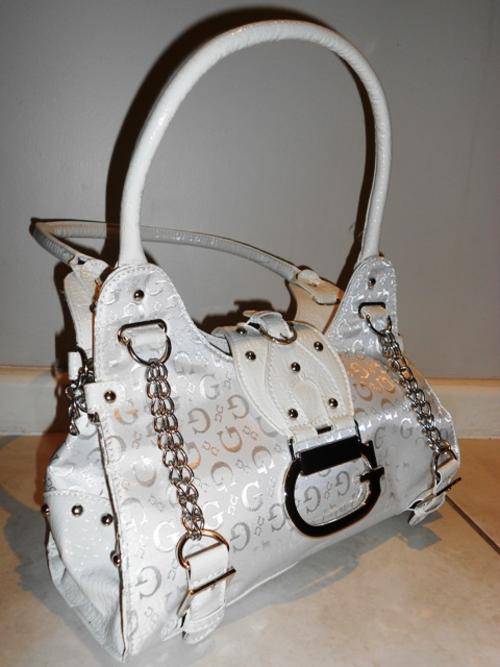 Fashion Handbags - White