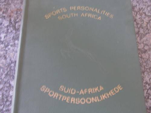 SPRINBOK SUID-AFRIKA SPORTPERSOONLIKHEDE/SPORTS PERSONALITIES!!