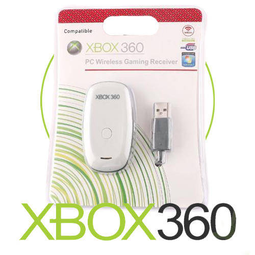 Official Microsoft Xbox 360 Wireless Gaming Receiver For Windows (White): (XBox 360) Brand New.