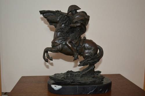 "Napoleon Bonaparte Bronze on Horseback"