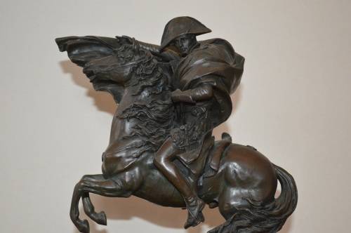 "Napoleon Bonaparte Bronze on Horseback"