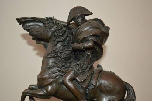 "Napoleon Bonaparte Bronze on Horseback"