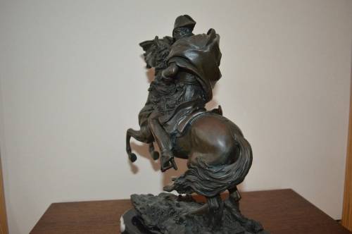 "Napoleon Bonaparte Bronze on Horseback"