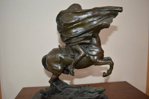 "Napoleon Bonaparte Bronze on Horseback"
