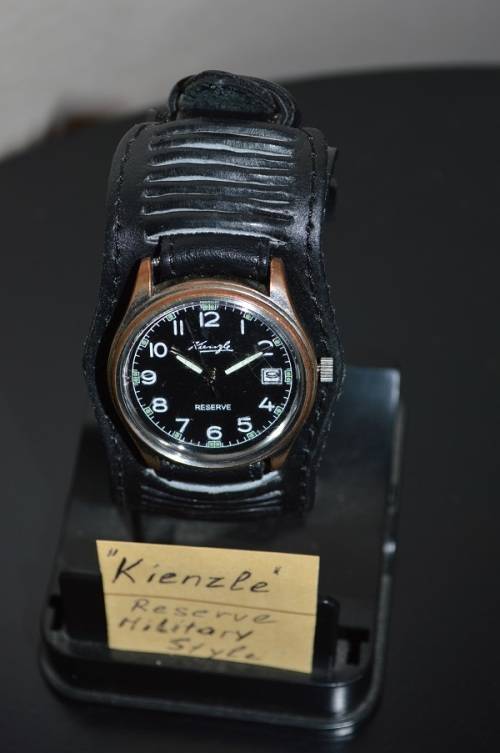 "Kienzle" Reserve Military style watch with new leather strap