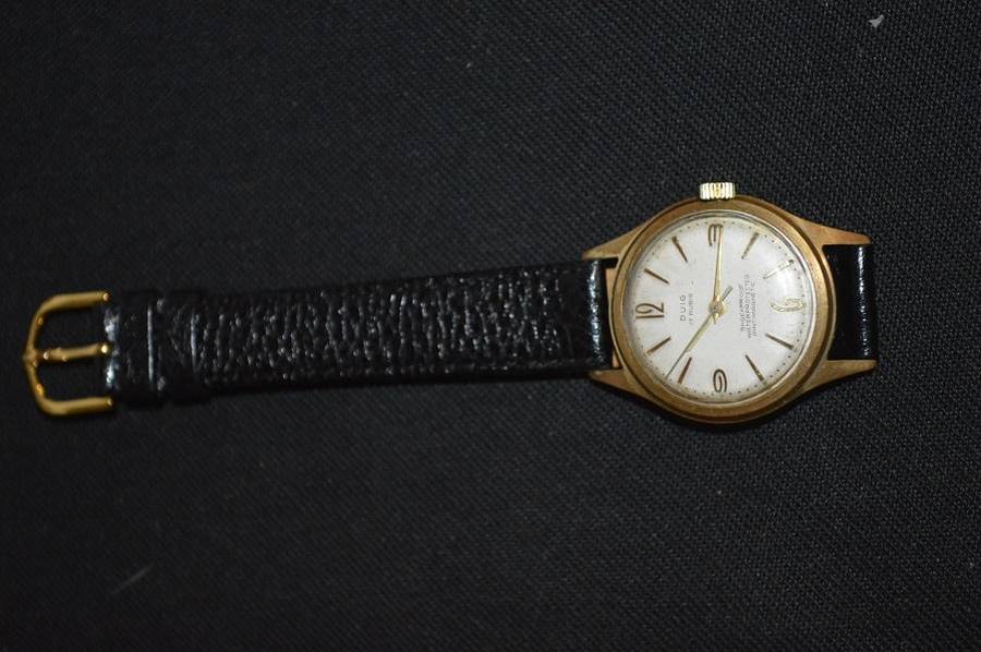 Gents 1950's collectors Swiss Duig Lorsa P62 17 Jewel