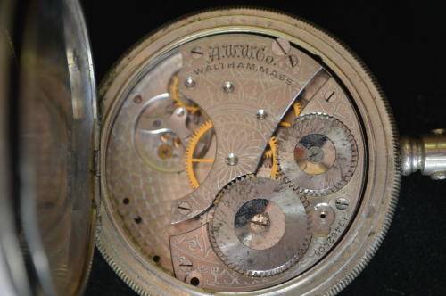 Waltham signed pocket watch with parts for repairs