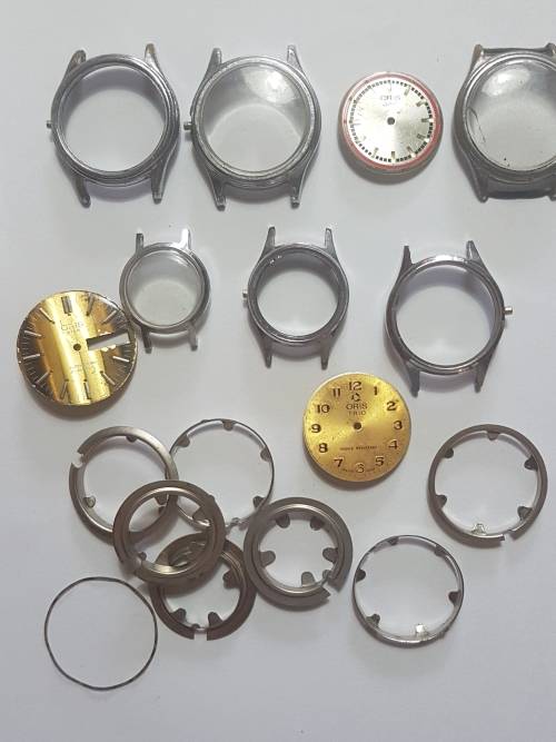 Oris housings, rings and dials