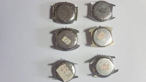 Assorted Oris watch housings 715, 654, 677, 718