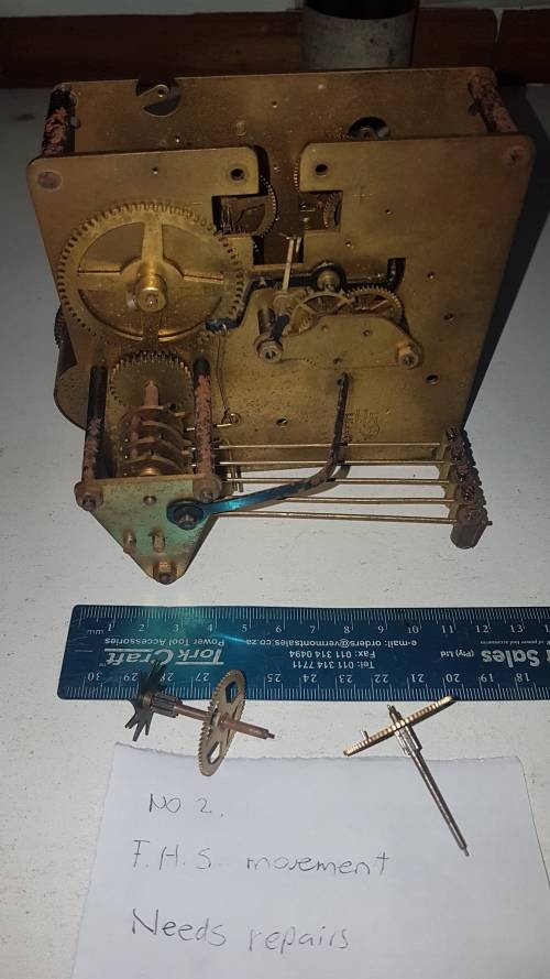 clock movement as per picture