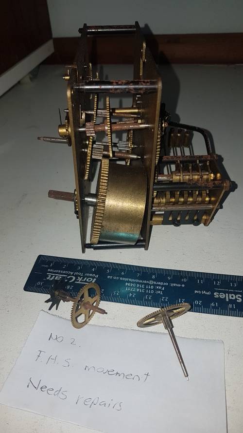 clock movement as per picture