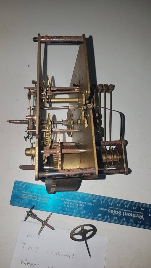 clock movement as per picture