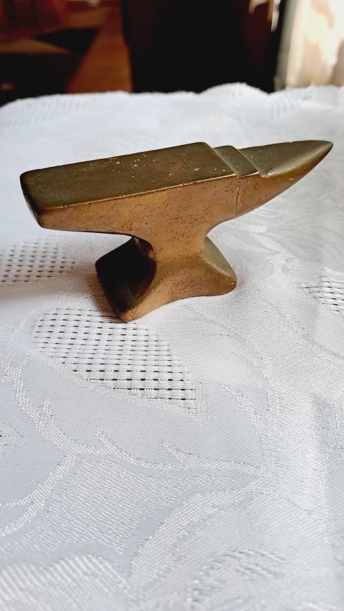 Antique miniature anvil clock maker/ jewelry maker