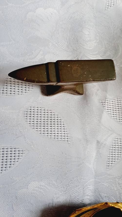 Antique miniature anvil clock maker/ jewelry maker