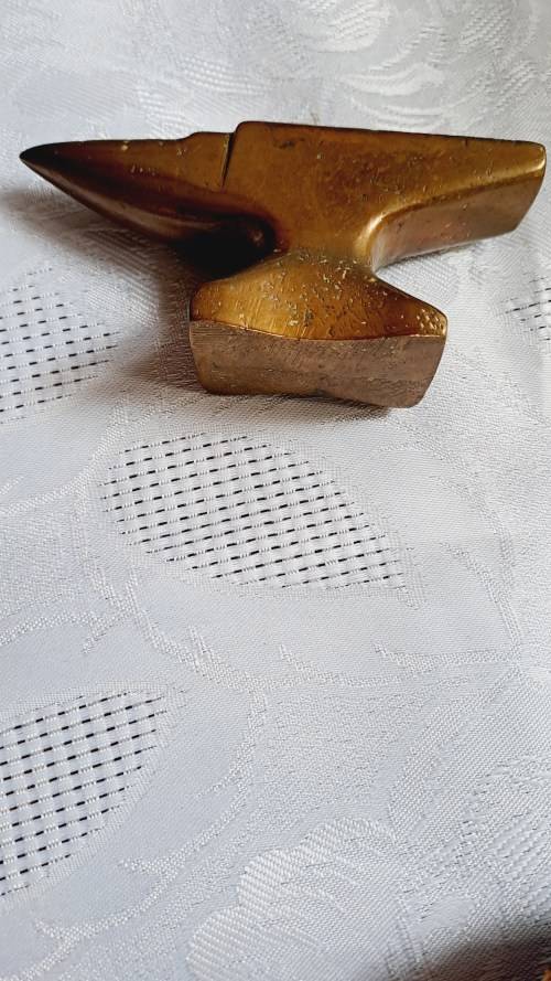 Antique miniature anvil clock maker/ jewelry maker