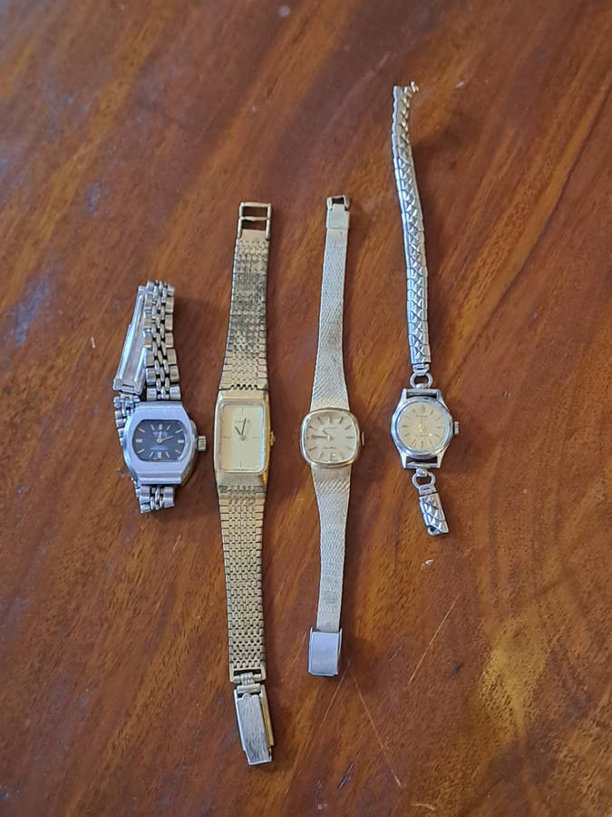 Vintage ladies mechanical watches tissot rotary pierpoot national