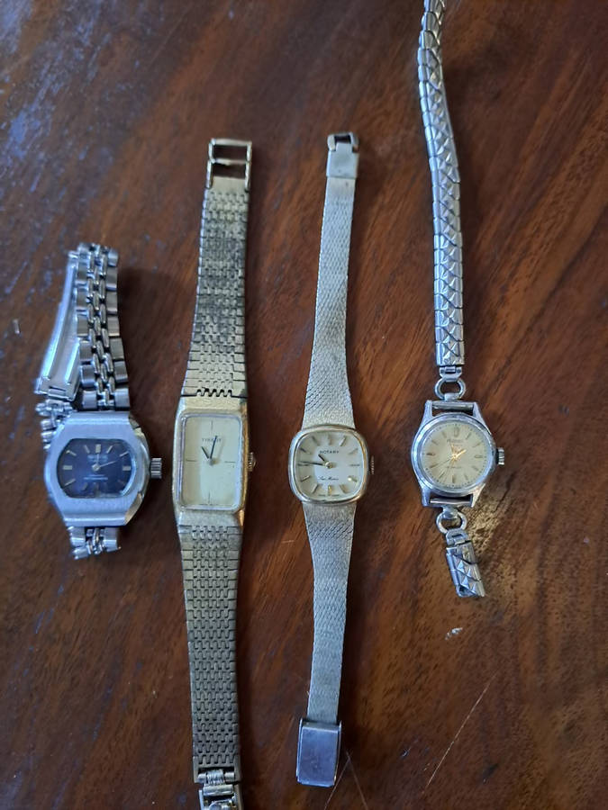 Vintage ladies mechanical watches tissot rotary pierpoot national