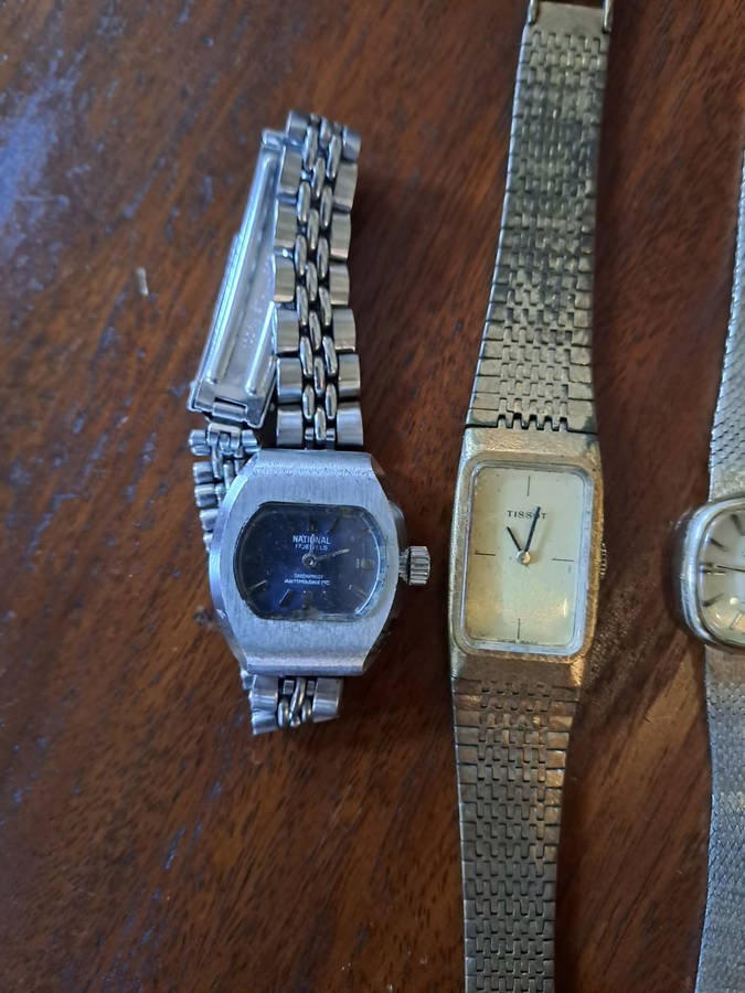 Vintage ladies mechanical watches tissot rotary pierpoot national