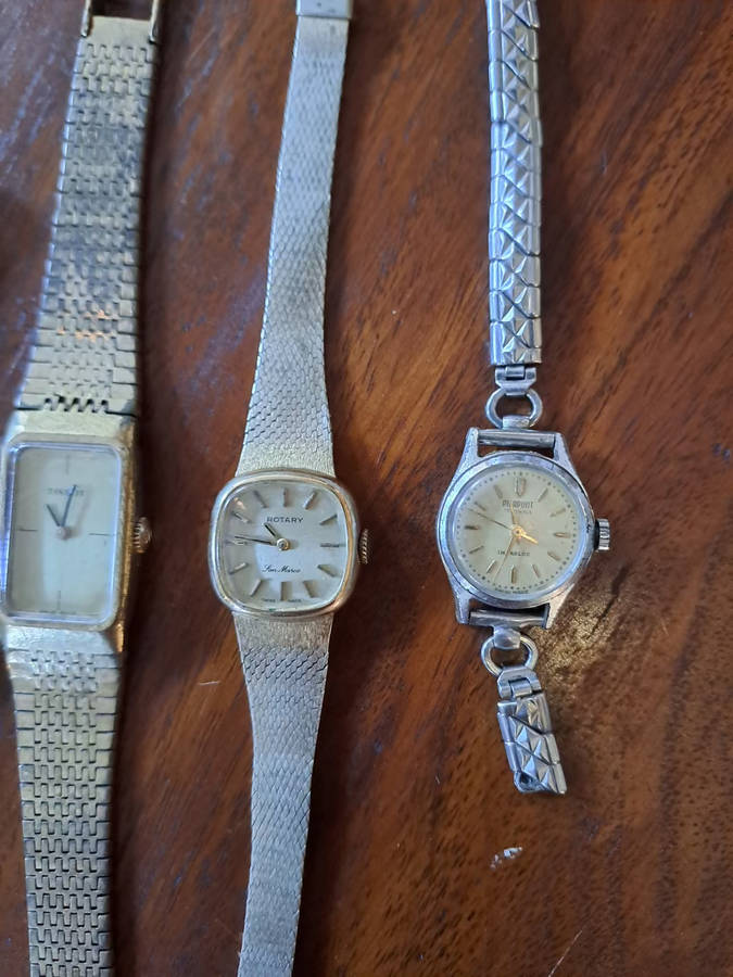 Vintage ladies mechanical watches tissot rotary pierpoot national