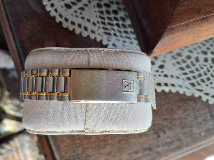 men's 2 tone regent dress watch nos