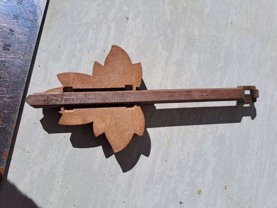 Cuckoo clock pendulum 15.5 cm long