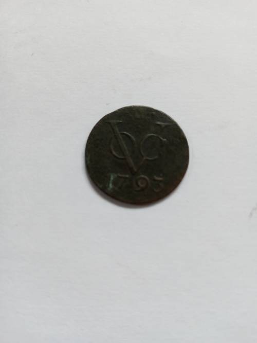 DUTCH SHIPWRECK COIN DATED 1793
