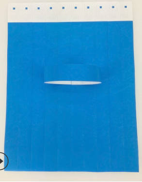 Tyvek Wristband--100 pcs