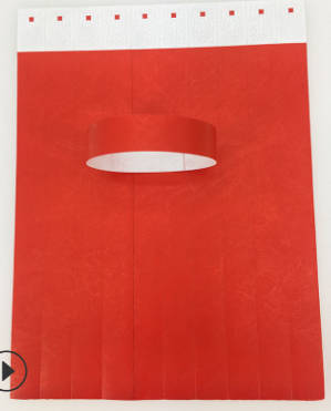 Tyvek Wristband--100 pcs