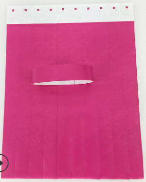 Tyvek Wristband--100 pcs