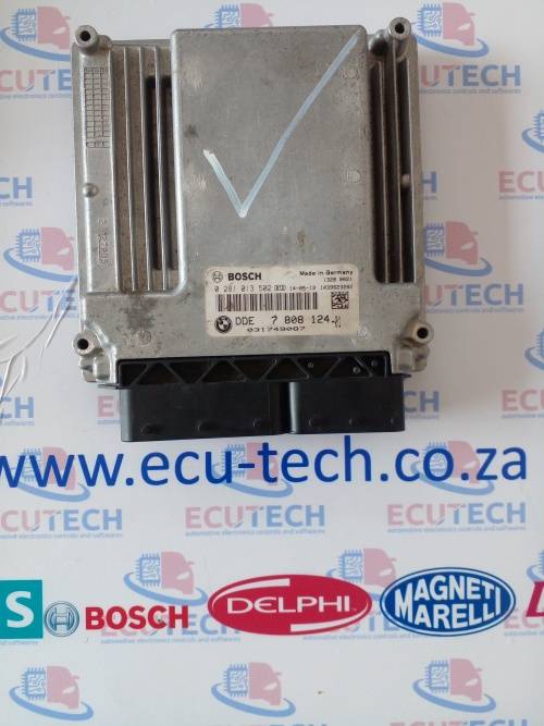 BMW 320D PREFACE E90 0281013502 DDE7808124 ECU COMPUTER BOX