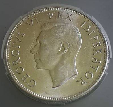*** RARE *** 1939 - SA UNION  2 1/2 SHILLINGS - SANGS GRADED MS63 - HARD TO FIND UNCIRCULATED***