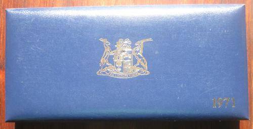 *** 1971 - SA SHORT PROOF SET AS ISSUED FROM THE SA MINT ***
