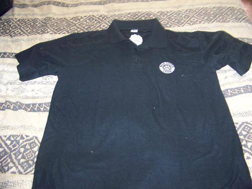 T-SHIRT - BLACK WITH WILD AFRICA CREAM LOGO - SIZE L