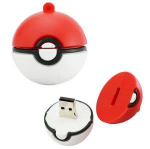 3 x 4GB Usb Flash Drives 2.0 | Pokemon Ball Blue Design | *Low Shipping* |