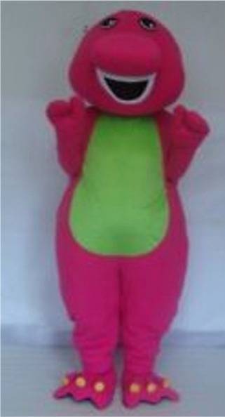Barney Mascot