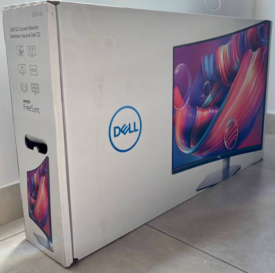 Dell S3221QS 4K UHD 4ms 31.5` Curved Monitor