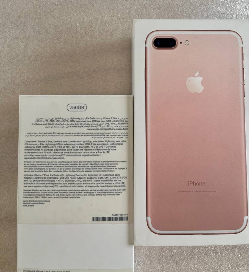 iPhone 7 Plus - 256GB Rose Gold - Wifi Only