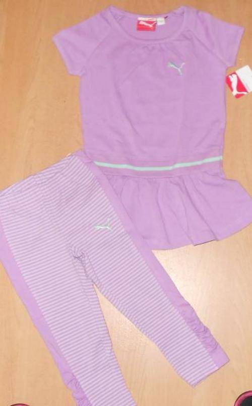 Puma Girls Set, Tunic top with matching stripe leggings 3- 4 years old!